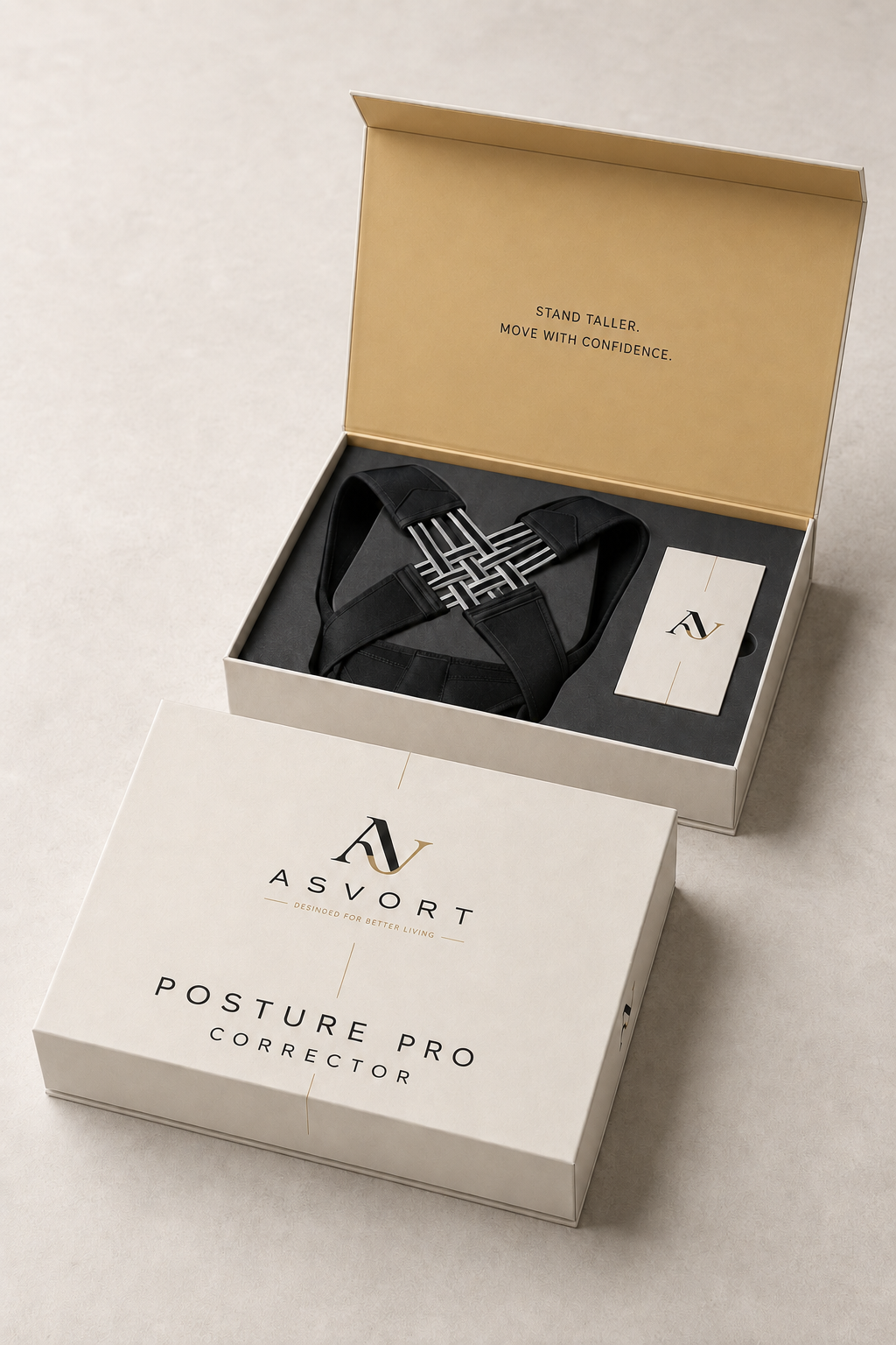 ASVORT™ Posture Pro Corrector – Adjustable Back & Shoulder Support Brace